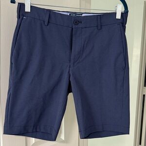 Peter Millar Dark Blue Men's Flat Front Shorts